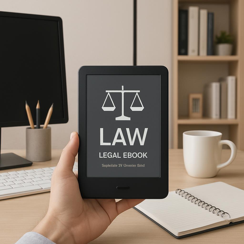 Um e-book sobre direito em um ambiente de trabalho.