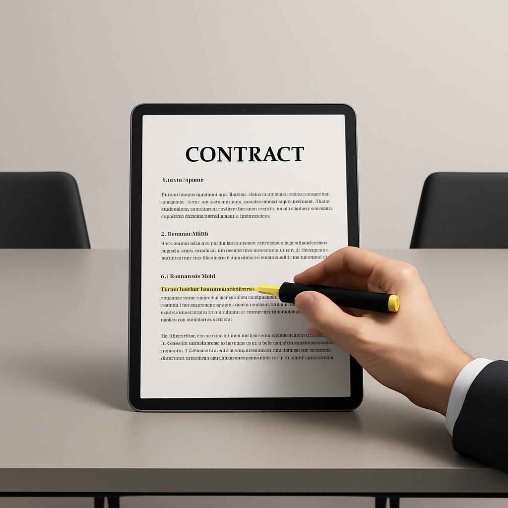 Contrato em texto digital assinado.